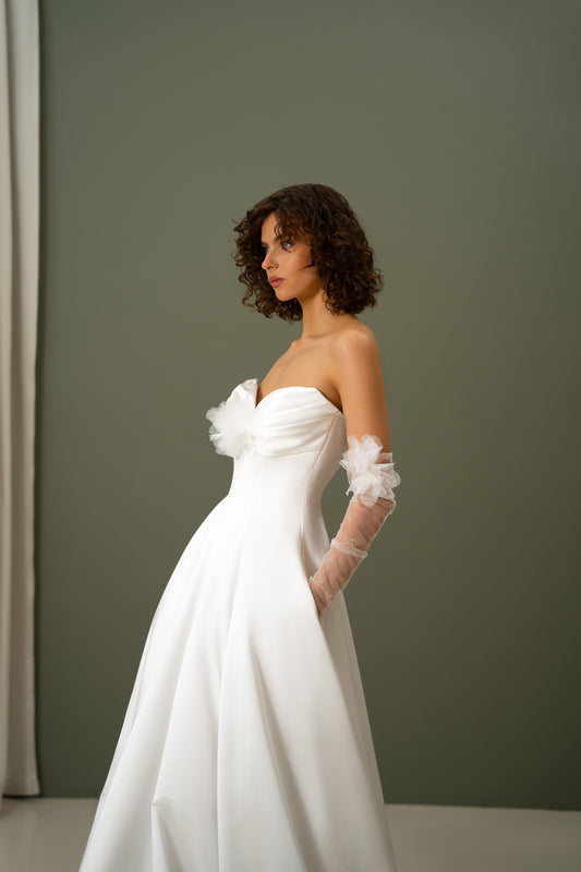 Charlotte - Strapless A-line Wedding Dress