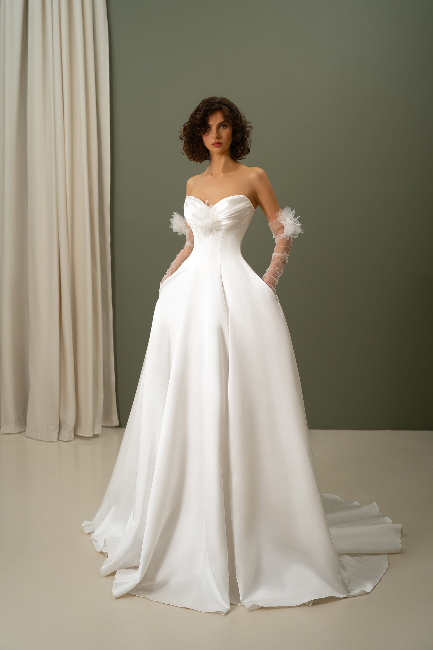 Charlotte - Strapless A-line  Wedding Dress