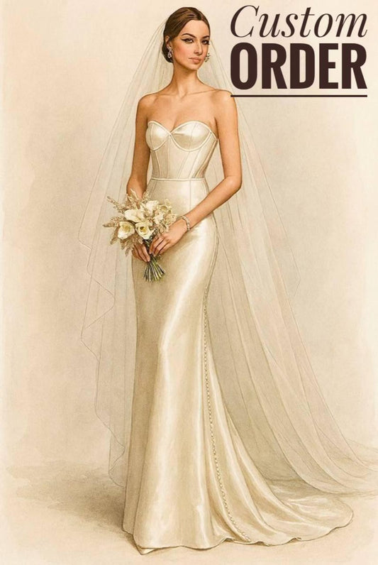 Custom Order (Design your own bridal dress)
